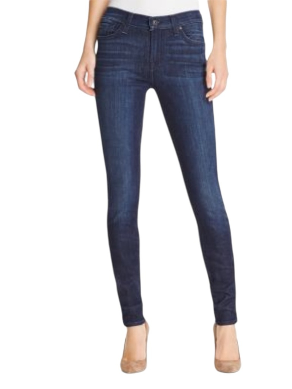7 For All Mankind Gwenevere High Rise Skinny Jeans (CdlG-BB)
